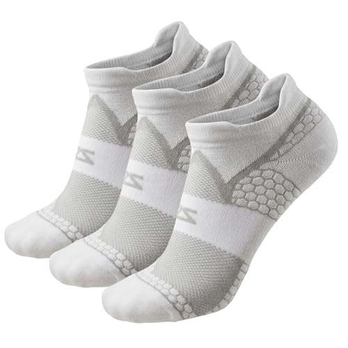 Image of Zensah Grit 2.0 Compression Running Socks - Lightweight Merino Wool No Show Socks for Trail Running, for Men and Women
