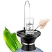 Mother's Day Black Water Bottle Dispenser Pump Automatic Electric Drinking Water Jug Pump for 1-5 Gallon Jug- USB Rechargeable Li-ion - Ultra-Hygienic BPA-Free Water Kettle Dispenser Portable for Home,Kitchen,Outdoor Camping