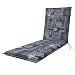 Produktbild Doppler Auflage Rollliege Living Coffee Grau I Gartenliege-Polster 195x60x6cm aus Baumwolle & Polyester I Liegestuhl-Auflage weich & bequem I Liegenauflage zum Festbinden an Rollliege