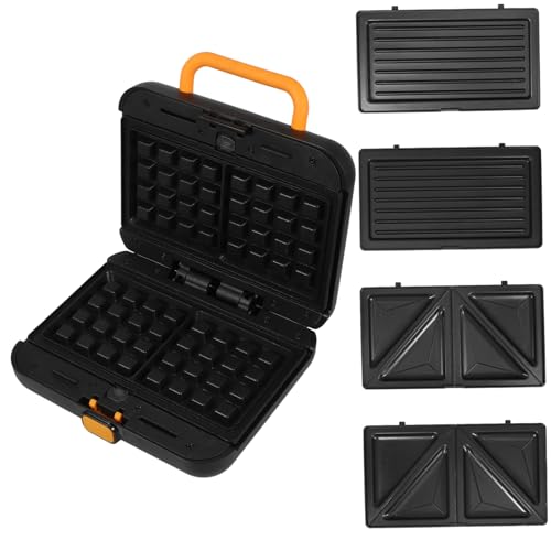 VINTORKY Electric Sandwich Maker Waffle Sandwich Maker Us Plug Non-slip Design Heat Resistance Creative Design
