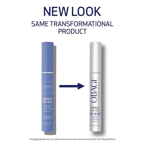 Obagi Nu-Cil Eyelash Enhancing Serum – Nourishing Lash Serum with Biotin for Thicker & More Defined-Looking Lashes – 0.1 oz
