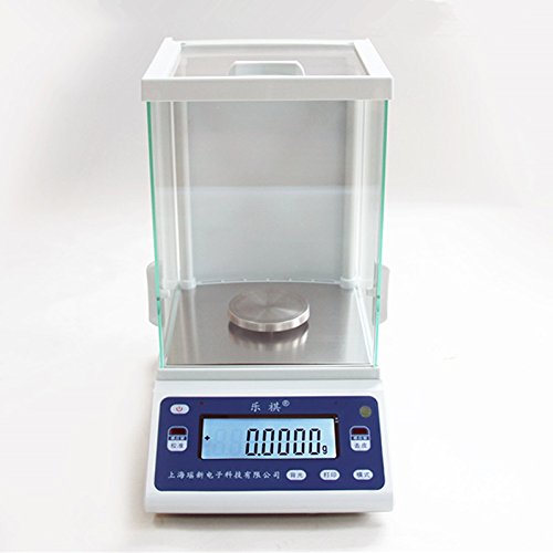 Bilance elettroniche di precisione da Laboratorio da 60 g/100 g/200 g/500 g Max 0,1 MG/1 MG Forniture per Laboratori scolastici Bilance analitiche digitali Bilance 220 V (100 g/0,1 MG)