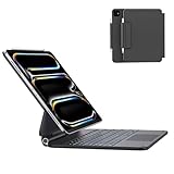 AUSDOM for iPad Pro 11 Inch Case with Keyboard (M5/M4, 2025/2024), Keyboard Case for iPad Pro 11 inch(M4) with Easy-Set Floating Magnetic Stand, Multi-Colors Backlight and Multi-Touch Trackpad