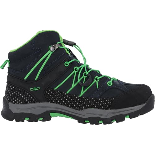 CMP Unisex Kinder Kids Rigel Mid Trekking Shoes Wp Trekking-Schuhe, B Blue Gecko, 31 EU