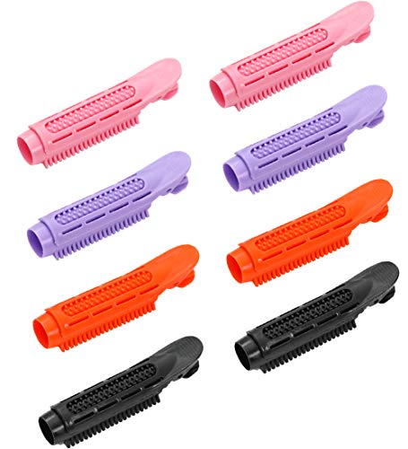 HLOMVE Volumizing Hair Clips, Natural Fluffy Hair Root Clip, DIY Hair Curler Clip Naturally Fluffy Curly Hair Styling Tool, Spiral Rollers Hair Clamps for Women and Girl, Pack of 8