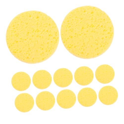 Éponges visage cellulose compressée NOLITOY x50 pour un nettoyage doux