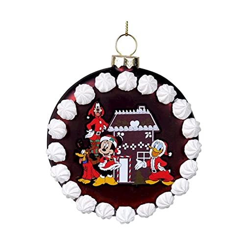 Kurt S. Adler Bola de Navidad de con personajes de Disney en forma de disco de cristal Ø8 cm Cover