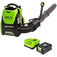 Greenworks 80V 610 CFM Cordless Brushless Backpack Blower w/ Battery only 0.00: eDeal Info