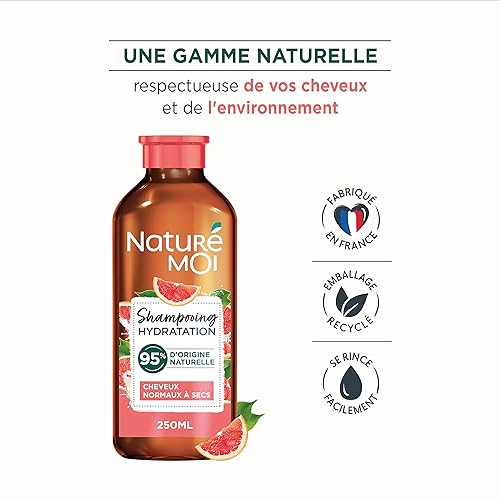 Shampooing Hydratation Naturé Moi cheveux normaux à secs au pamplemousse bio 250ml