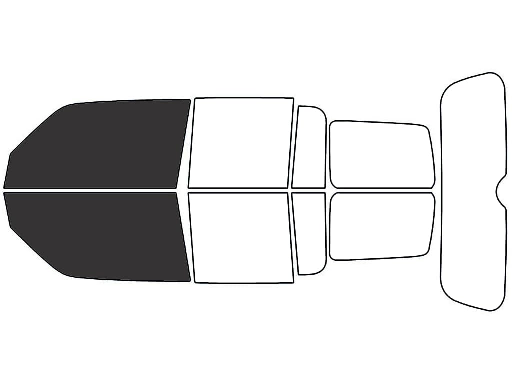 Rvinyl Window Tint Kit Compatible with Jeep Patriot 2007-2017 - Front Precut Kit - 20%