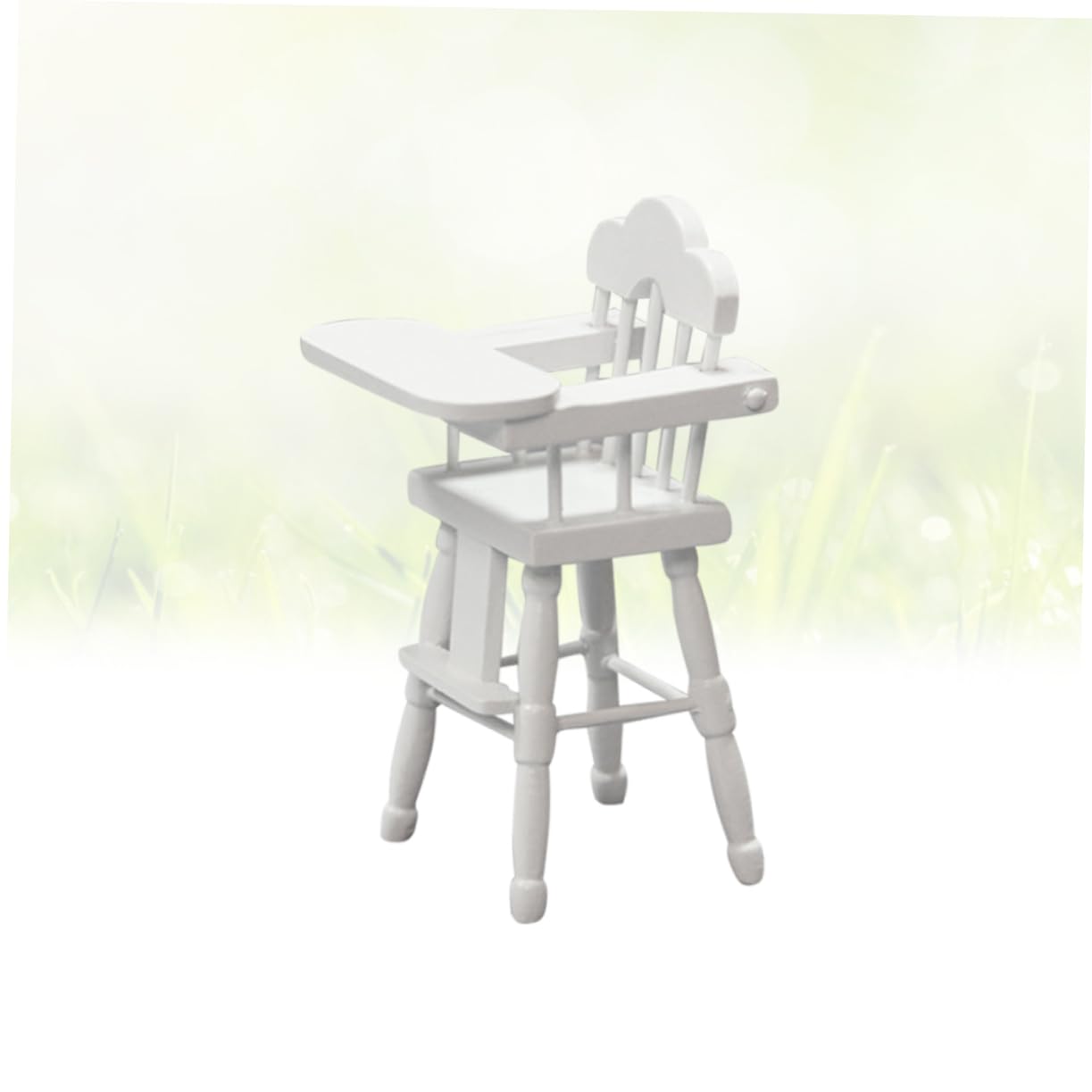 Abaodam Djustable Table Seat Mold Toddler Highchair Mold Toy 1:12 Scale Miniature Furniture Model Boys and Girls