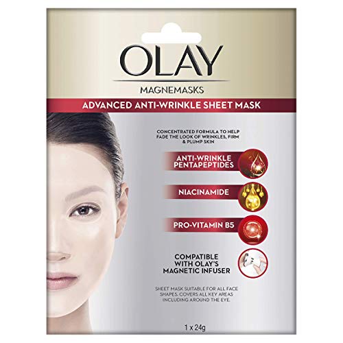 Olay Magnemasks Advanced Anti-aging Sheet Mask, 24g