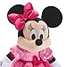 Disney Store Official Minnie Mouse Plushie in a Pink Party Dress with Satin Details - Valentine's Day 2026 Plush - Disney Gift, Minnie Mouse Toys, Cute Toys