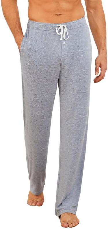 U2SKIIN Mens Ultra Soft Pajama Pants, Stretch Sleep Pant with Pockets Lightweight & Cozy Lounge Pj Bottoms for Men
