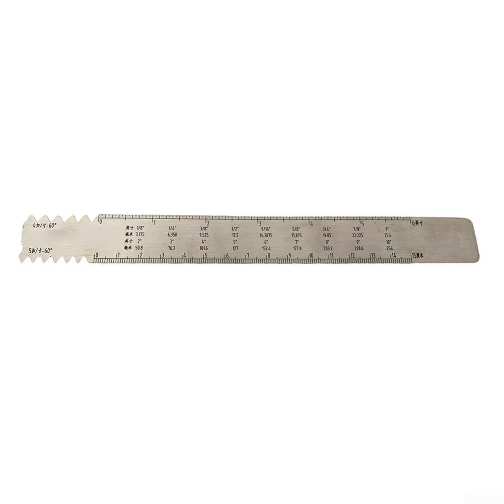 Calibre de perforación de acero inoxidable NC/REG/IF/FH 15 cm de precisión