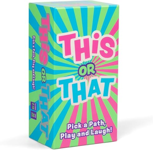 This or That Party Game – Family Card Game with Easy Either/Or Choices | Fun Guessing Game for Kids, Teens & Adults Where Players Follow Their Path Down the Pyramid for Family Game Night & Parties
