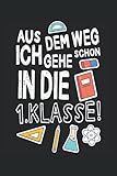 Grundschule Notizbuch (liniert) 1. Klasse Einschulung
