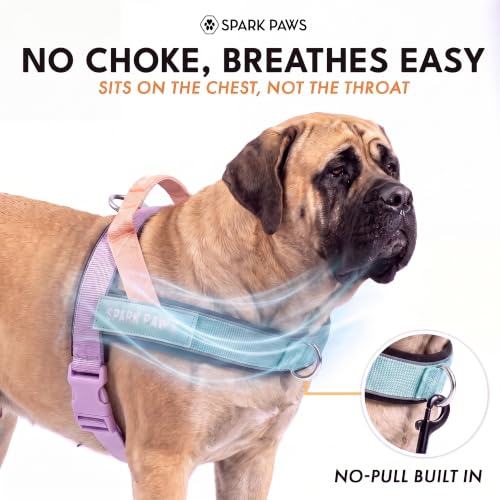 Image of Spark Paws No Pull Front Clip Dog Harness - Easy On, Padded and Lightweight