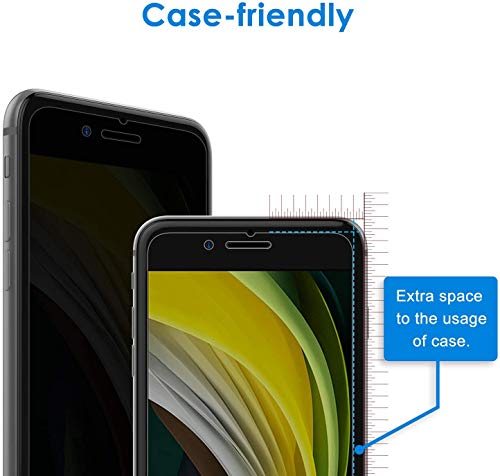RKVMM Privacy Screen Protector for Apple iPhone SE 2nd Generation, iPhone 8 and iPhone 7 - Image 3