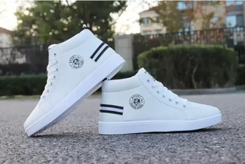 Image of High Tops Sneakers for Men (White)