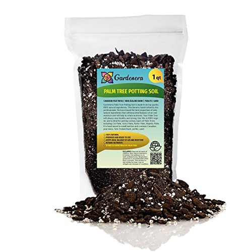 GARDENERA Palm Tree Potting Mix - The Ultimate Soil for Strong and Healthy Palms - Top Choice for...