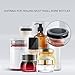 Shrink Wrap Bands for Bottles Jars Seals Shrinkable Plastic Sealer Heat Shrink Bands Cap Seal for Jars Bottles Mouth Shrink Bag Refillable Shrink Wrap Container（200 Pieces，4.92 x 1.1 Inch，125 x 28mm）
