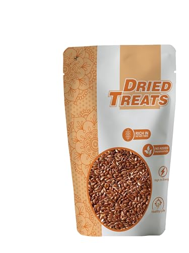 Image of Dried Treats Dried Fruits Nuts And Seeds (Alsi /Flax Seeds, 250g)
