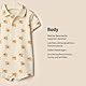 Amazon Essentials x Sofia Grainge Baby Jungen Kurzärmliger Body, 2er-Pack, Elefanten, 12 Monate