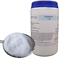 Amazon Produktbild: Centra24 Oxalsäure, 1KG in Dose, 99,6%, Kleesäure, Oxalsäure-Dihydrat,