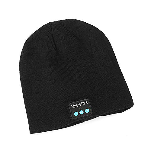 pedkit BT Music Cap Fone de Ouvido Sem Fio Chapéu Falando e Ouvindo Músicas Chapéu de Tricô Chapéu Q