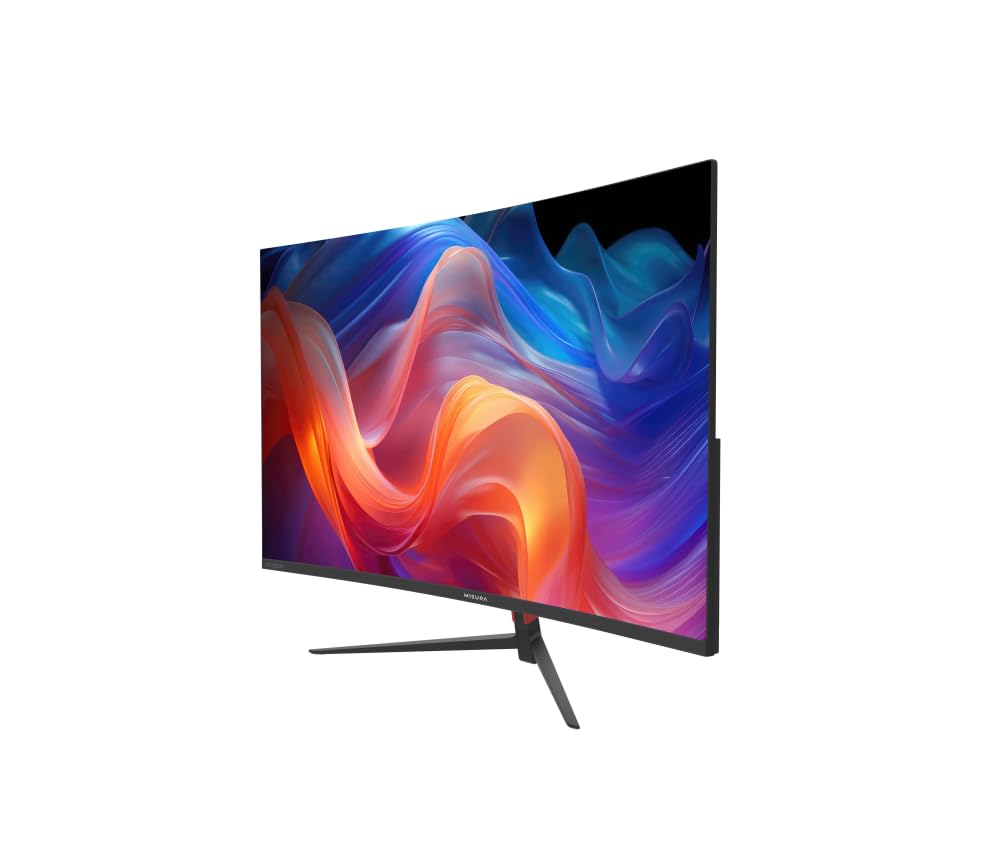 MISURA | Monitor da gioco curvo 27" | 165Hz | QHD 2560 x 1441 | 1ms | 2DP & 2 HDMI | GSync | Anti-sfarfallio | HDR10 | Altoparlanti 2W | MM27DQIO1B