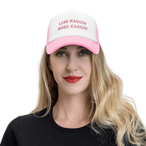 Image of Funny Women Trucker Hats for Women Hot Pink Funny Gag Hats for Women Girls Men Hat