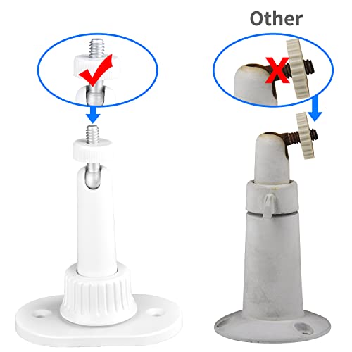 2Pack Adhesive Wall Mount Compatible with Ring Outdoor Cam (Stick Up Cam) and Ring Outdoor Cam Plus and Indoor Cam (1st Gen) Camera,360 Degree Adjustable Mounting Bracket for Ring Surveillance Camera - Thumbnail 7