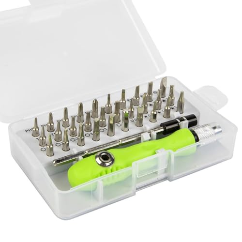 Image of FRIXO 32 in 1 Interchangeble Multipurpose Mini Screwdriver Set Magnetic Slot Wrench Bits Repair Tools Kit Set Combination Screwdriver Set for Home Appliance,Laptop,Mobile,Computer