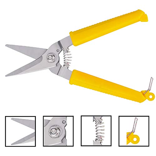 Image of Mario Scissors for Gardening /Purnning Work - 8.26 inch / 210 mm - Strong Cutting Scissors, Safe to Handel - Premium Stainless Steel Blade Scissors - MGS 700