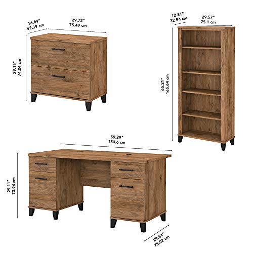 Bush-Furniture-Somerset-60W-Office-Desk-with-Lateral-File-Cabinet-and-5-Shelf-Bookcase