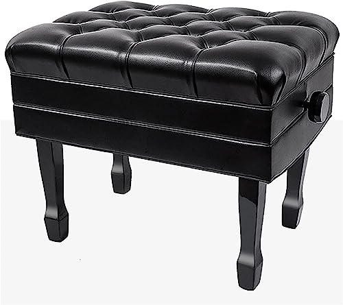 Tabouret Piano,Banquette Piano Banc Banc de piano réglable de luxe avec tabouret de piano rembourré en cuir véritable à levage automatique avec structure de levage cachée pour compartiment à musique - Les Beatles, Paul McCartney, John Lennon, RIngo Starr, George Harrison Tabouret Piano,Banquette Piano Banc Banc de piano réglable de luxe avec tabouret de piano rembourré en cuir véritable à levage automatique avec structure de levage cachée pour compartiment à musique