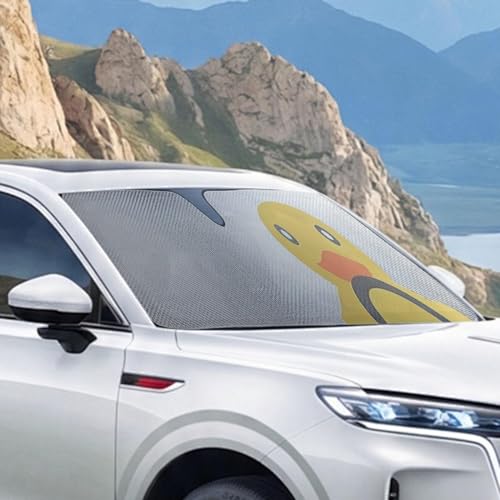Cubierta de protección del calor 127x40cm y pantalla solar de coche SUV 3