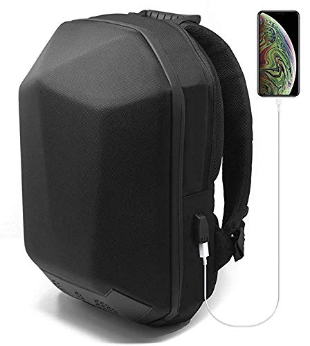 GDM SPECTER motorcycle backpack - speaker compatible hard shell water resistant gear bag