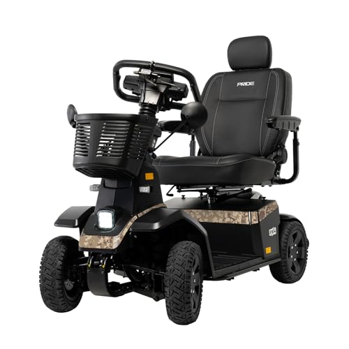 Pride PX4 HD Mobility Scooter, 500 Lbs. Weight, Capacity, with 5-Year Extended Warr (Desert Camo, 22