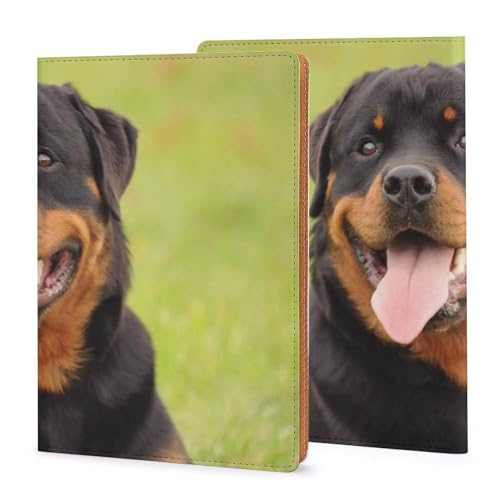 Housse carnet A5 Rottweiler réutilisable pour stopper l'usure des pages