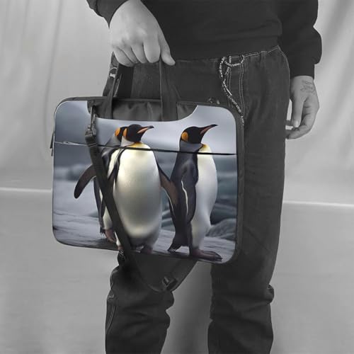 Bolsa para portátil Funny Penguins 13 pulgadas unisex miniatura 2