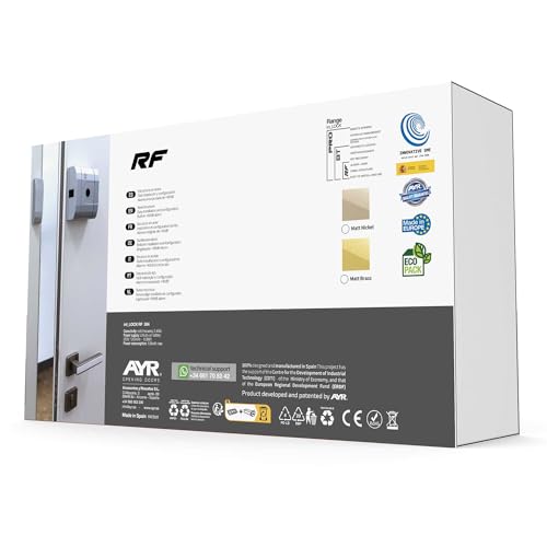 Miniatura 7 de Cerradura Electrónica Invisible De Alta Seguridad Int Lock Rf 2. Acabado Latón Mate.