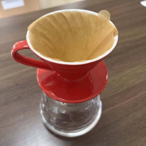 200pcs Unbleached Disposable Coffee Filters - 2 Cone Paper Fits for Drip and Compatible with Pour Over Coffee Maker (2-6 Cup) - Image 3
