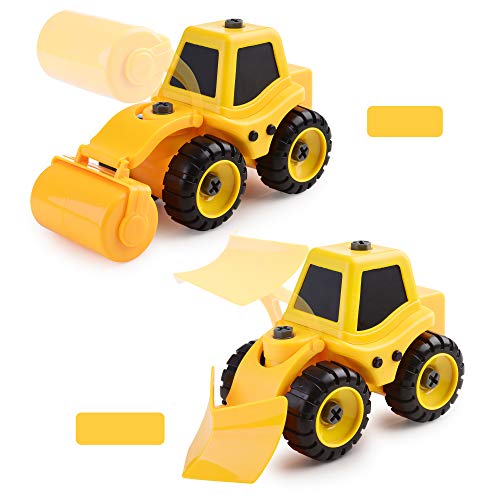 Take Apart Toys Construction Truck Take Apart Toy for Boys- Gift Toys for Boys 3,4,5,6,7 Year Olds,Kids Stem Building Toy,Truck Toys DIY Engineering Learning Educational Toy Vehicle