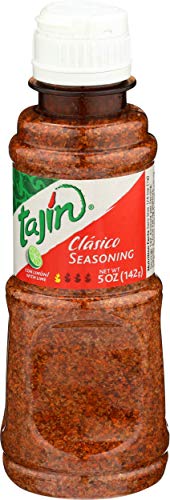 Image of Tajin Clasico Seasoning with Lime for Fruits and Vegetable, 142g an Iconic Ready-to-use Powder Adds an Irresistible Spicy and Tangy Kick to any Dish, (Productt Of Mexico) By DECADENT FOODS
