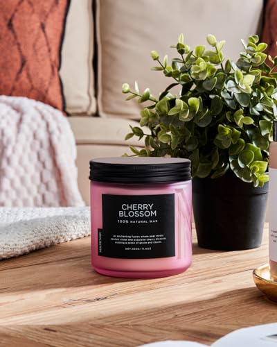 M&Sense MSS601 CHERRYBLOSSOM M Cherry Blossom Scented Spring Candle, 70 Hours Long Lasting Soy Candles 11.6Oz, Stress Relief Aromatherapy Candles, Romantic Candle Gifts thumb #5