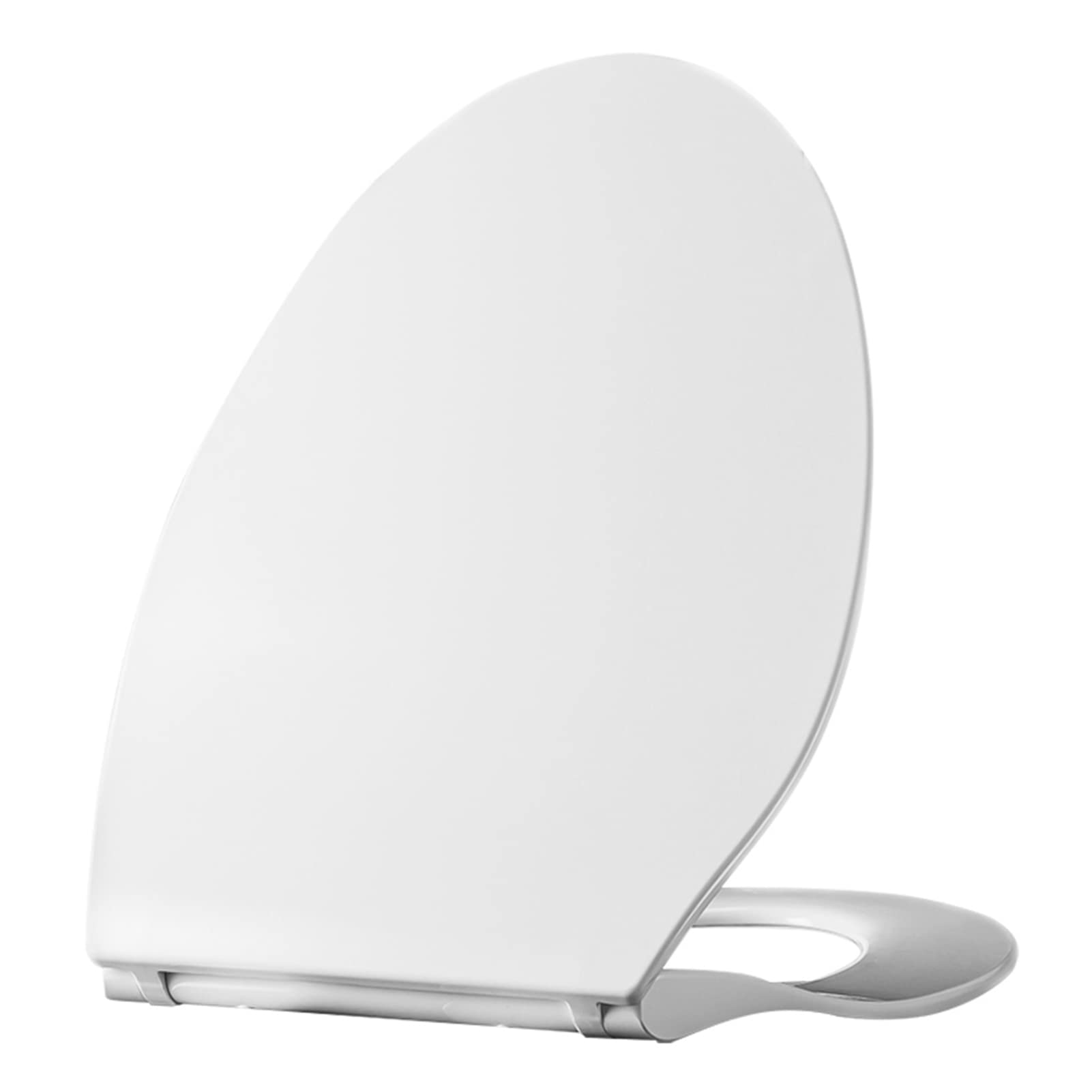 Dxpsxjl One Color Slow Close Elongated Toilet Seat, Fits Standard Elongated, Never Loosen Easy To Remove, Durable Pp Plastic, Easy Clean Bathroom Toilet Lid, Slow, Standard, Close