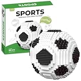FCXVXCL Futbol Bloques de Construcción Kits Fútbol Construcciones para Niños Baloncesto Juego de Bloques Construcción Juguete Educativo para Cumpleaños Regalos y Premios Escolares