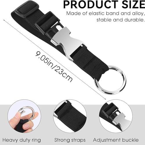 Image of 2 Pack Add-A-Bag Luggage Strap Jacket Gripper, Luggage Straps Baggage Suitcase Straps Belts Travel Accessories